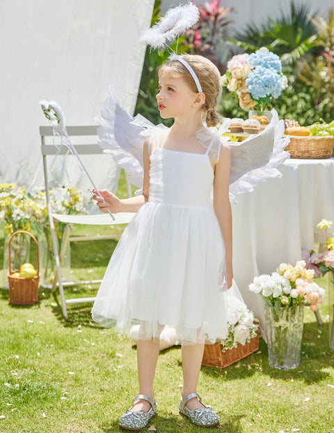 Arshiner Toddler Tutu Dress Girls Sleeveless Party Dresses 2-6Y