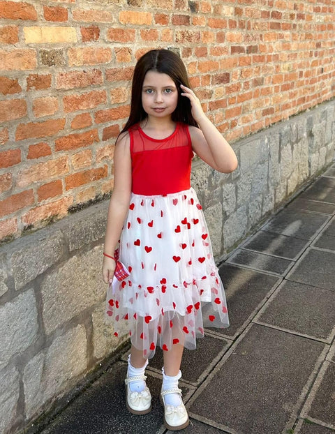 [2T-7Y] Arshiner Toddler Sleeveless Formal Dress Fancy Cute Tulle Glitter Dresses