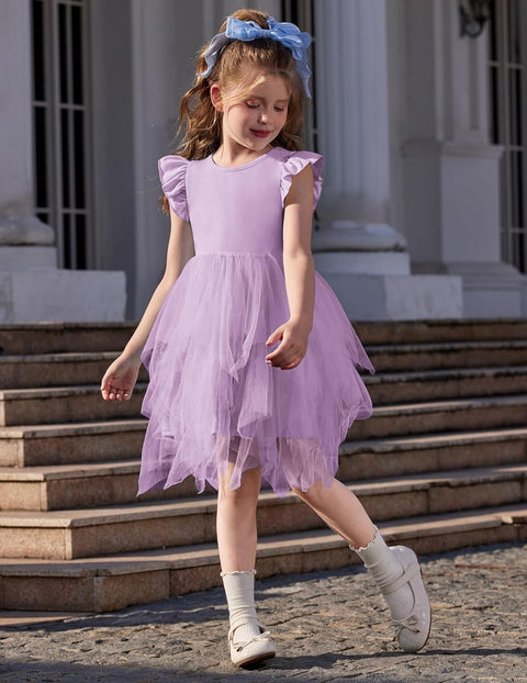 Arshiner Toddler Tutu Dress Girls Irregular Princess Formal Dresses