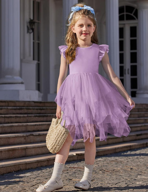 Arshiner Toddler Tutu Dress Girls Irregular Princess Formal Dresses