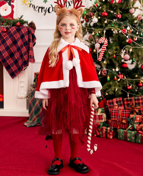 Arshiner Flower Girl Dress Toddler Contrast Lace Tutu Tulle Dresses