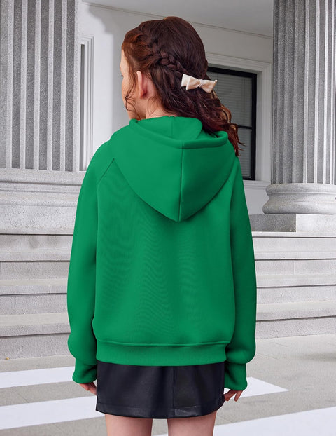 Arshiner Girls Zip Up Hoodies Sweatshirts Fleece Jackets