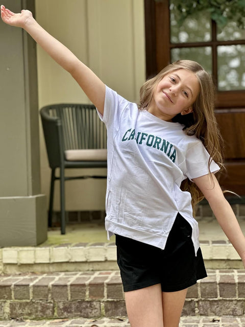 Arshiner Girls 2 Piece Outfit Short Sleeve T-Shirt and Shorts Set