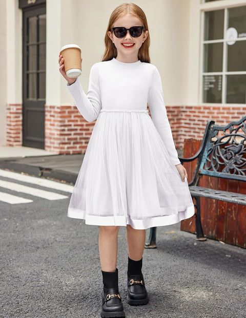 Arshiner Toddler Tutu Dress Little Girls Holiday Party Dresses