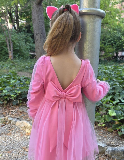 Arshiner Toddler Girls V Back Tutu Dress Tulle Puff Dresses