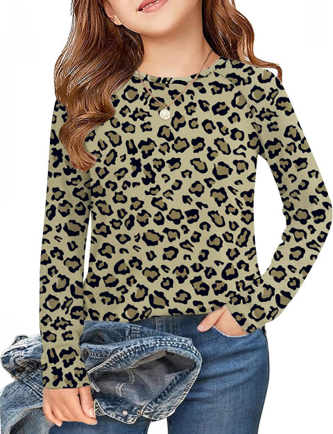 Arshiner Girls Raglan Long Sleeve Shirts Soft Tunic Tops