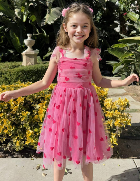 Arshiner Toddler Tutu Dress Girls Sleeveless Party Dresses 2-6Y