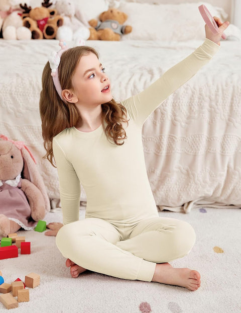 Arshiner Pajamas for Girls Long Sleeve Pants Sets