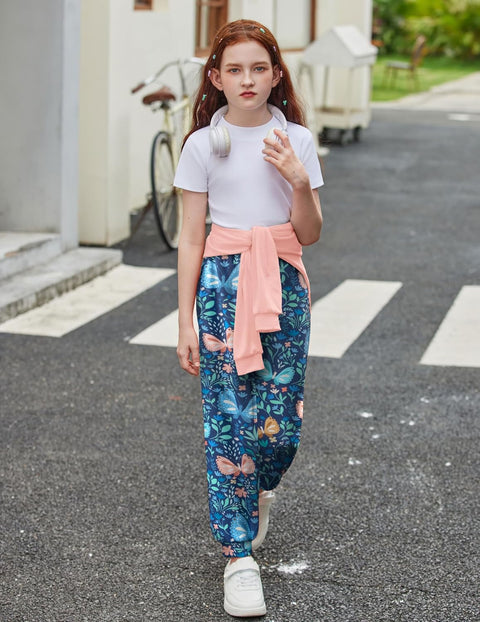 Arshiner Girls 2 Piece Outfits Fashion Tracksuits Jogger Set