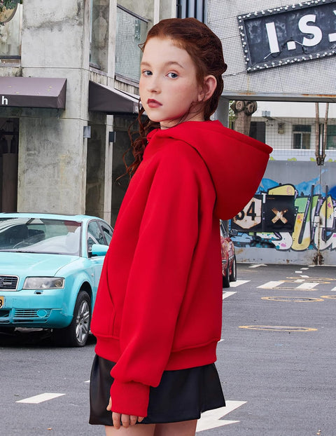Arshiner Girls Zip Up Hoodies Sweatshirts Fleece Jackets