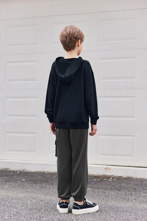 Arshiner Boys Long Sleeve Hoodie and Pants Outfit Set