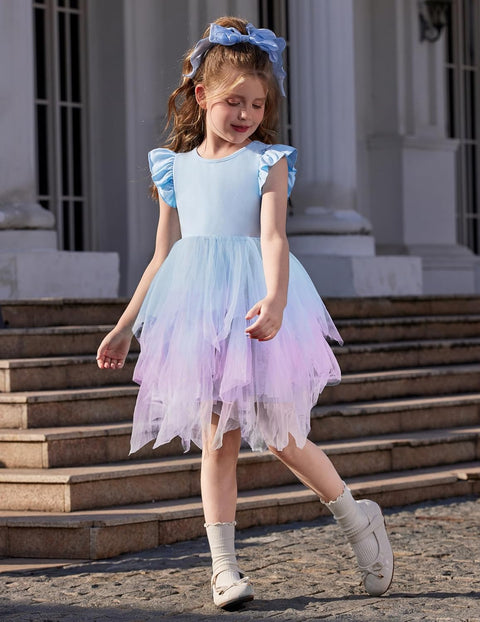 Arshiner Toddler Tutu Dress Girls Irregular Princess Formal Dresses