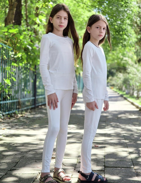 Arshiner Thermal Long Johns Girls Base Layer Top and Bottom Set