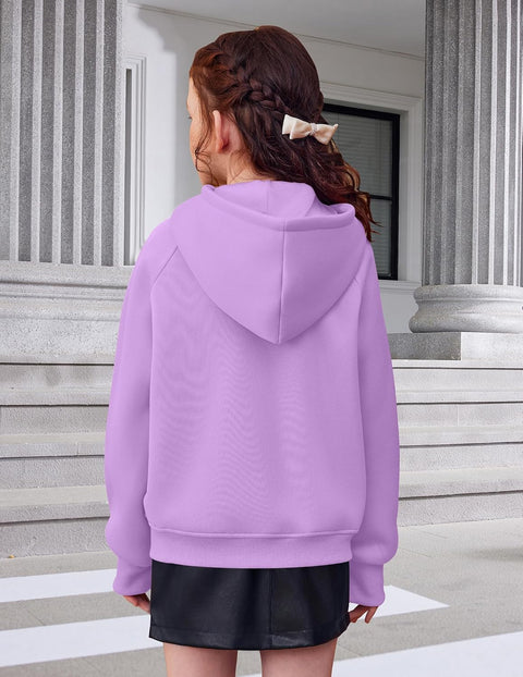 Arshiner Girls Zip Up Hoodies Sweatshirts Fleece Jackets