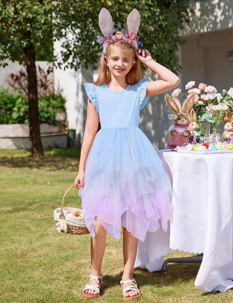 Arshiner Toddler Tutu Dress Girls Irregular Princess Formal Dresses