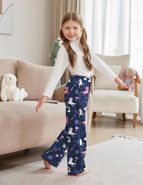 Arshiner Pajama Pants for Girls Long Sleep Plaid Pants
