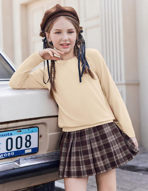 Arshiner Girls 2 Piece Outfits Long Sleeve Sweatsuit Set