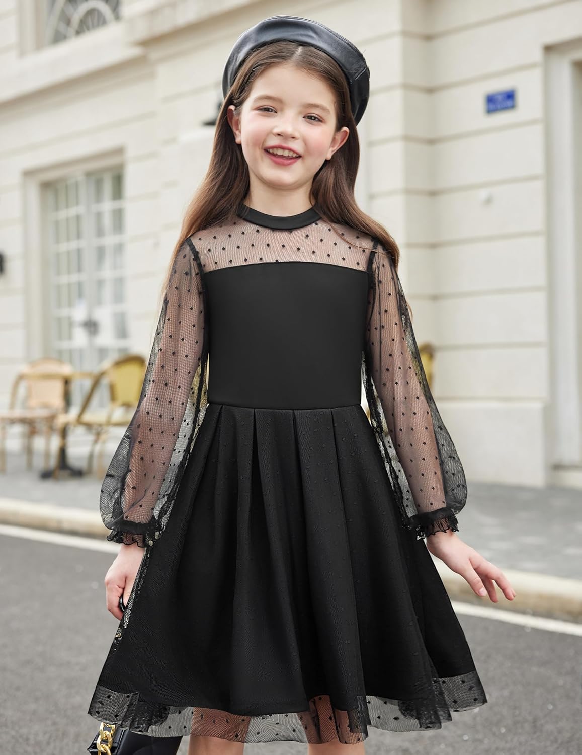 Arshiner Toddler Girls Dresses Arshiner Girls' Polka Dot Tulle