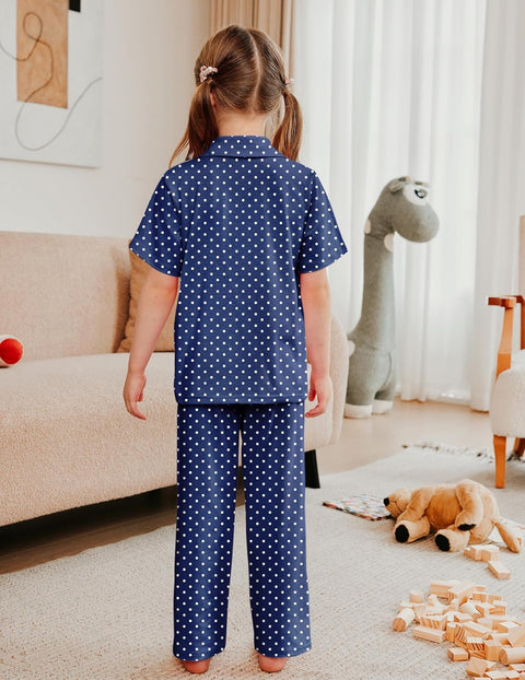 Arshiner Pajamas for Girls Short Sleeve Long Pants Outfit 2 Piece  Pjs Sets