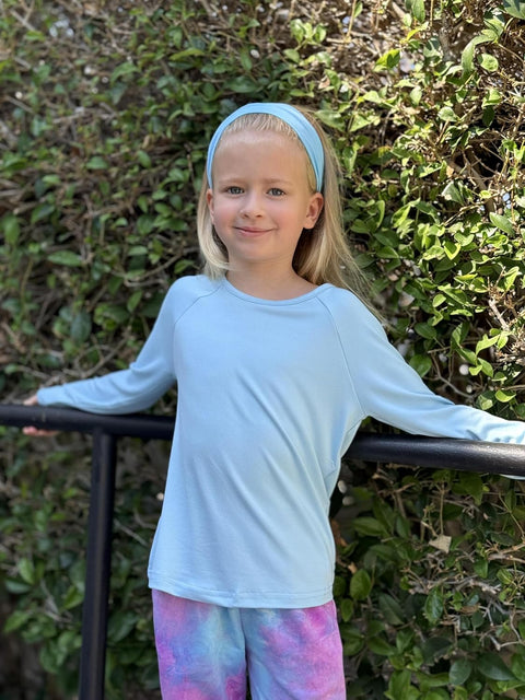 Arshiner Girls Raglan Long Sleeve Shirts Soft Tunic Tops