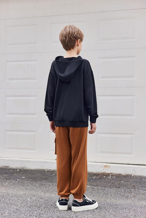 Arshiner Boys Long Sleeve Hoodie and Pants Outfit Set