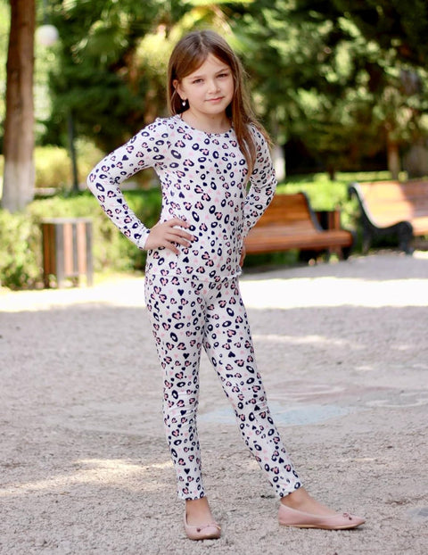 Arshiner Thermal Long Johns Girls Base Layer Top and Bottom Set