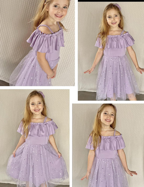 Arshiner Toddler Girl Tulle Dress Girls Sequin Dresses