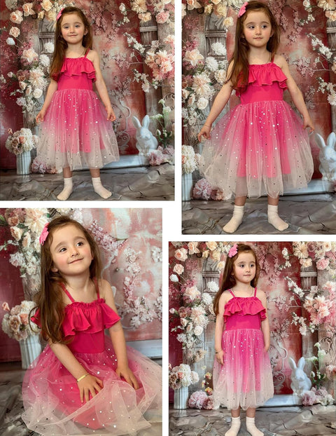 Arshiner Toddler Girl Tulle Dress Girls Sequin Dresses