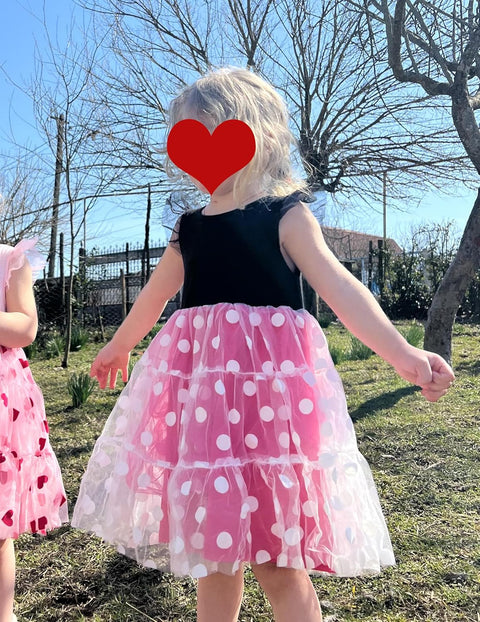Arshiner Toddler Baby Girl Dress Ruffle Sleeveless Tulle Dresses 2-6