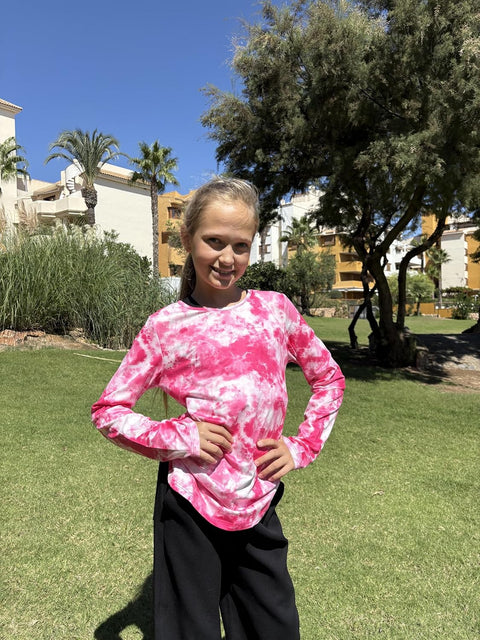 Arshiner Girls Long Sleeve T Shirts Hem Side Soft Tops
