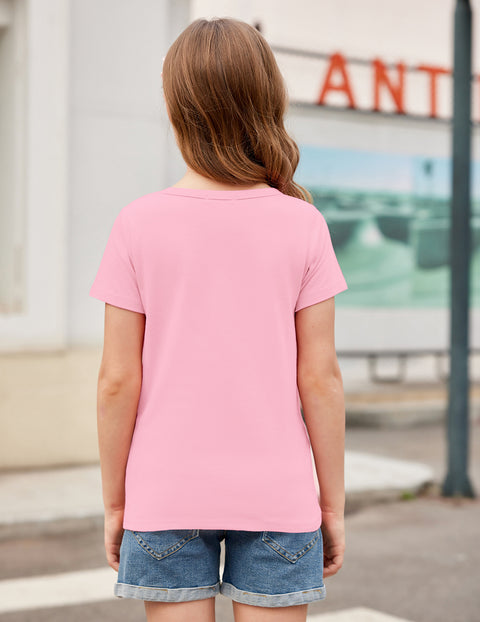 Arshiner Girls Unicorn Shirts Short Sleeve Flip Sequin T-Shirt Tops