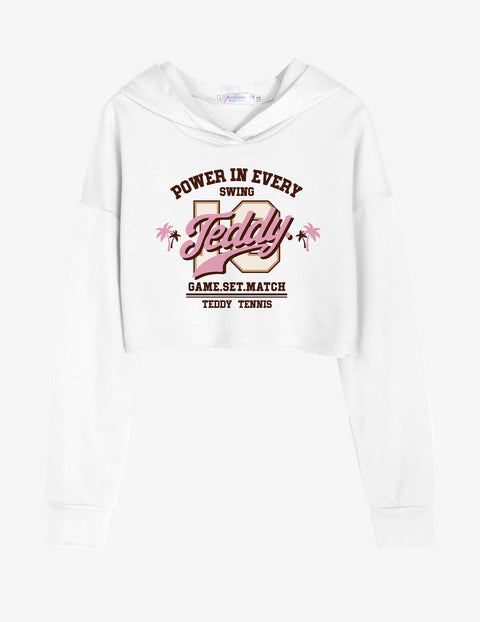 Arshiner Girls Crop Tops Tie-Dye Hoodies Kids Long Sleeve Sweatshirts
