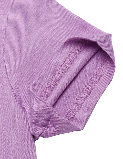 Arshiner Girls Nightgowns Short Sleeve Cartoon Pajama Dress