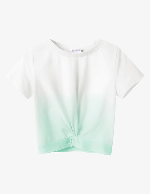Arshiner Girls Casual Tie Dye Short-Sleeve T-Shirt