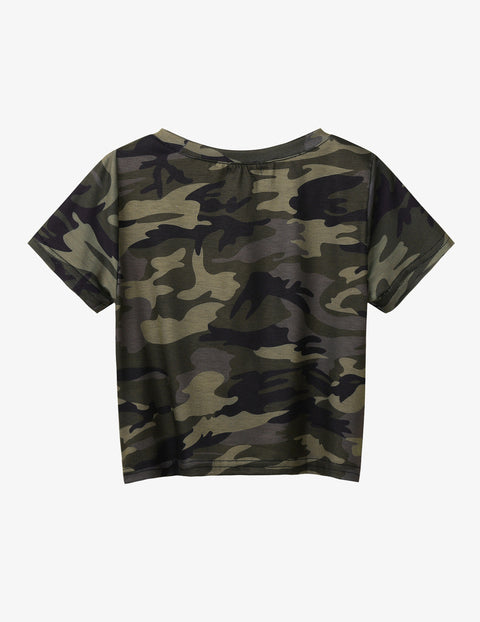 Arshiner Girls Casual Tie Dye Short-Sleeve T-Shirt