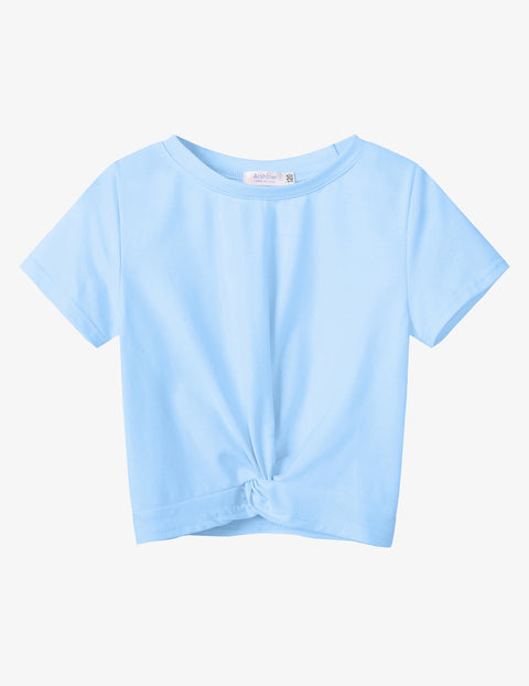 Arshiner Girls Casual Tie Dye Short-Sleeve T-Shirt