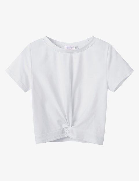 Arshiner Girls Casual Tie Dye Short-Sleeve T-Shirt