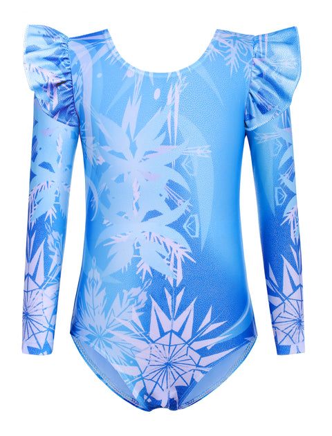 Arshiner Girls Gymnastics Leotards Ruffle Ballet Unitard Dancewear