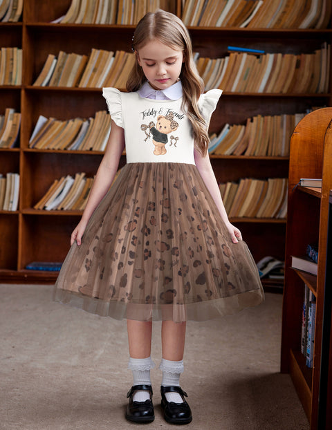 Arshiner Toddler Tutu Dress Little Girls Fluffy Summer Dresses