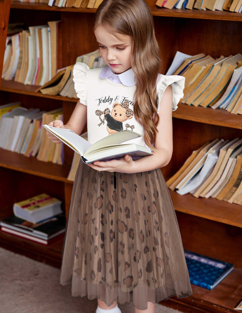 Arshiner Toddler Tutu Dress Little Girls Fluffy Summer Dresses