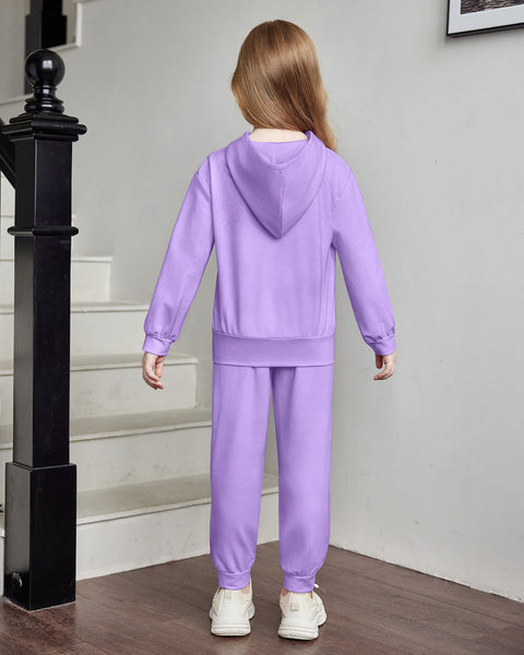 Arshiner Toddler Girl's 2Pcs Sets Hoodie Sweatshirt Pants Set