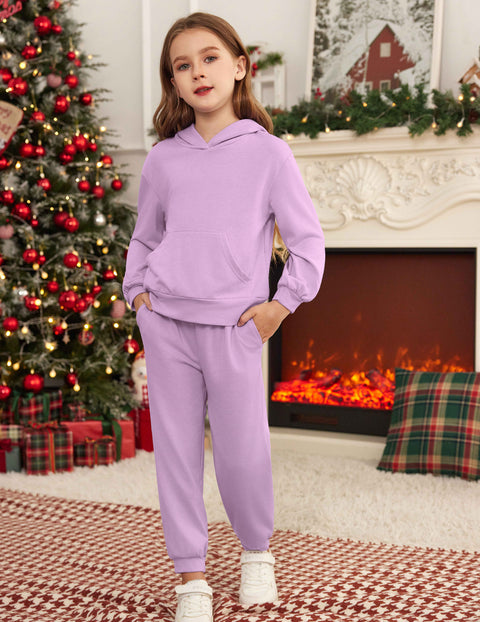 Arshiner Toddler Girl's 2Pcs Outfits Sets Hoodie Pants Set