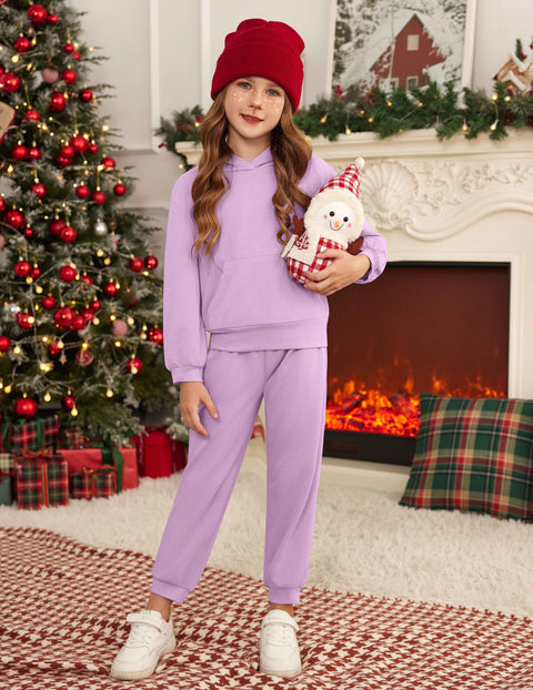 Arshiner Toddler Girl's 2Pcs Outfits Sets Hoodie Pants Set
