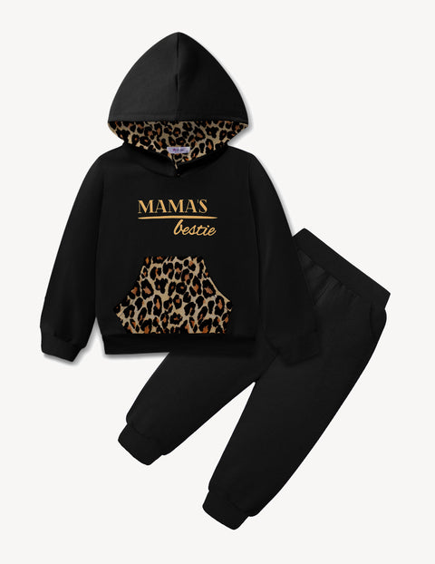 Arshiner Toddler Girl's 2Pcs Outfits Sets Hoodie Pants Set