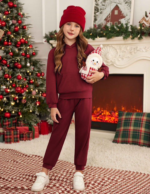 Arshiner Toddler Girl's 2Pcs Outfits Sets Hoodie Pants Set