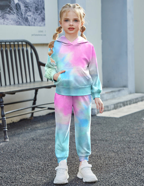 Arshiner Toddler Girl's 2Pcs Outfits Sets Hoodie Pants Set