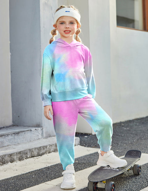 Arshiner Toddler Girl's 2Pcs Outfits Sets Hoodie Pants Set