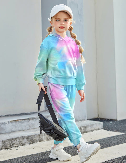 Arshiner Toddler Girl's 2Pcs Outfits Sets Hoodie Pants Set