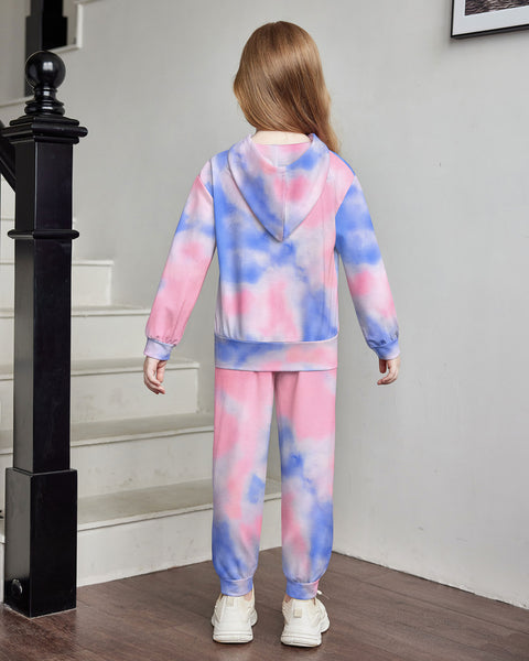 Arshiner Toddler Girl's 2Pcs Sets Hoodie Sweatshirt Pants Set