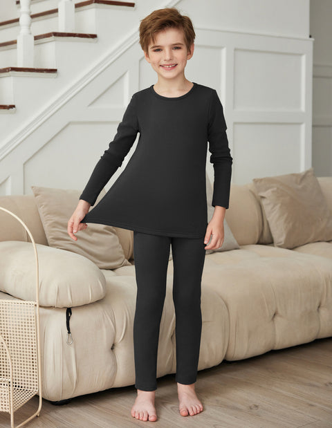 Arshienr Boys Thermal Underwear Set 2-Piece Fleece Warm Set